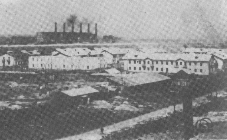 Поселок имени Чкалова в 1942 году