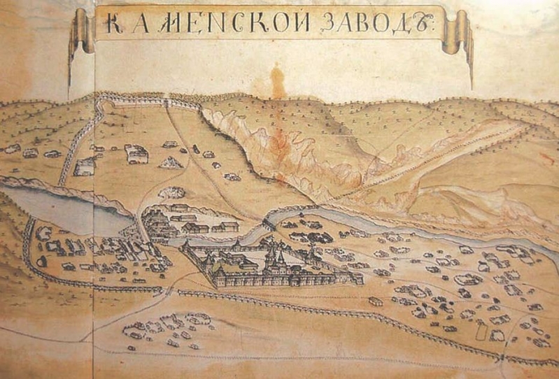 Свято-троицкая церковь, Каменский завод, 1701