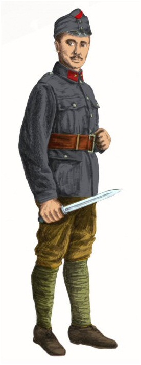 Боец-венгр из интернационального отряда Красной гвардии