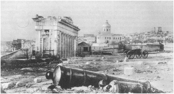 Разрушенный Севастополь. Фото 1856г.