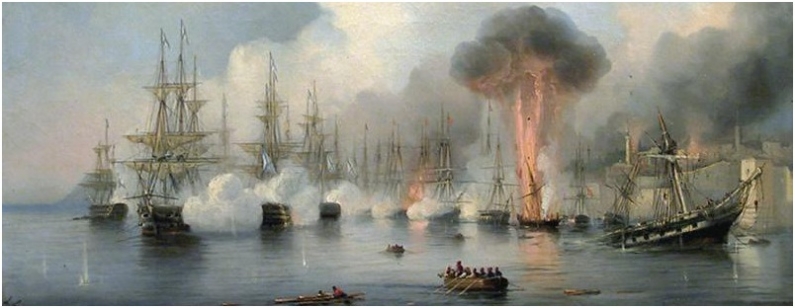Боголюбов А. П. Истребление турецкого флота на Синопском рейде 18 ноября 1853 года