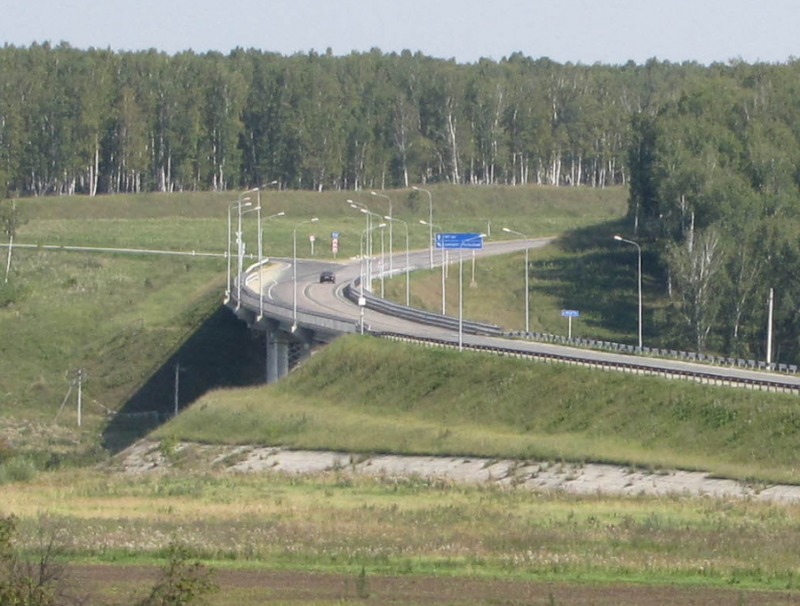 Мост рядом с деревней Водолазово