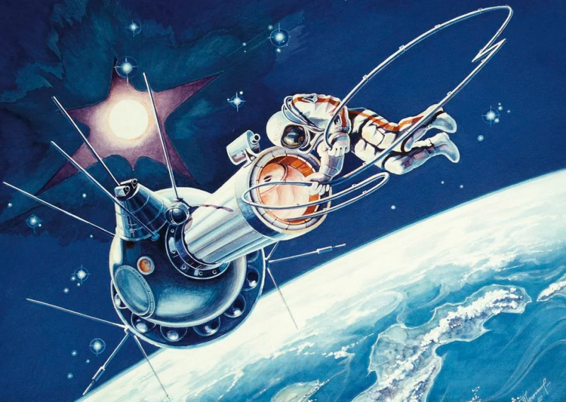Первый выход космонавта в открытый космос
